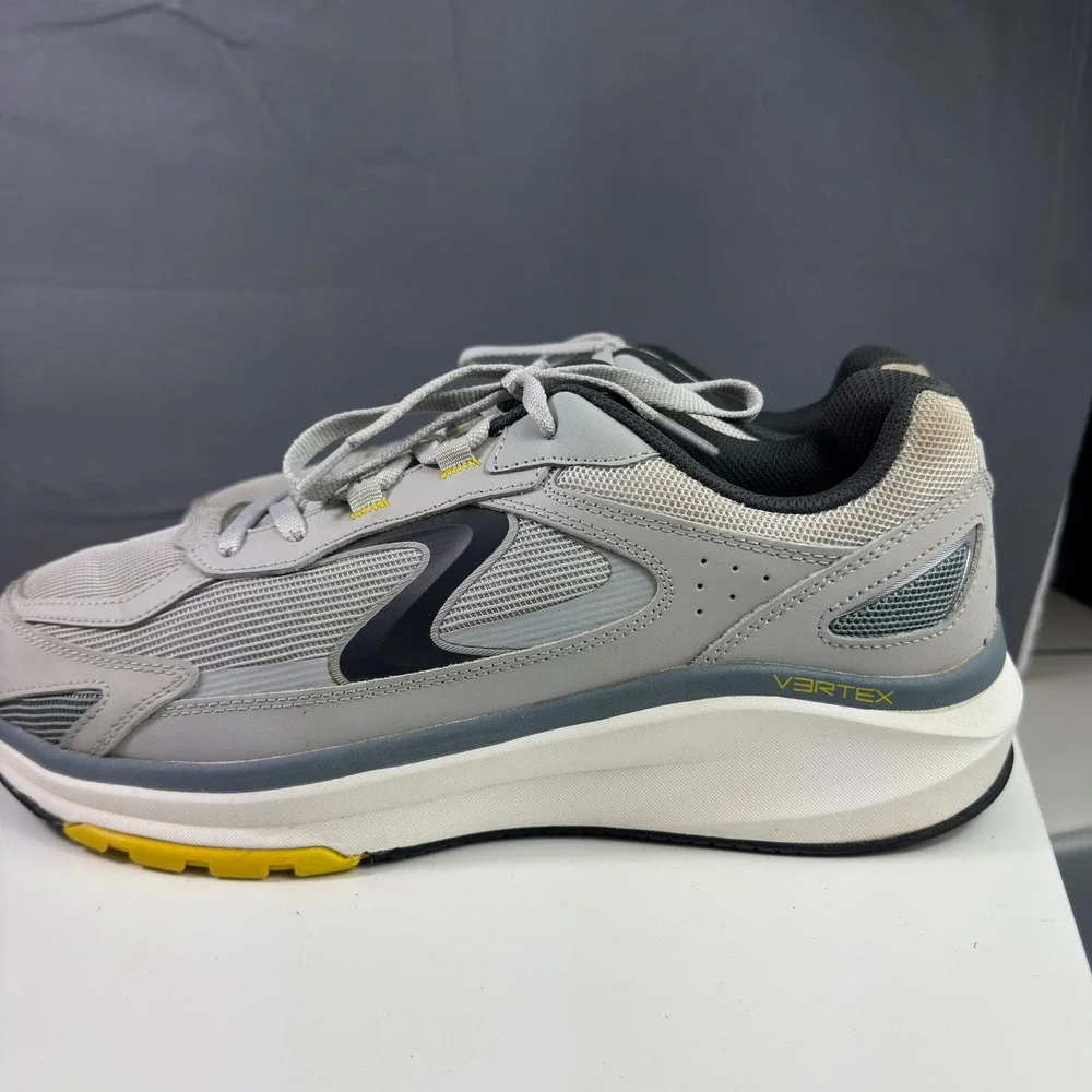 Skechers Vertex Arke Mens Size 12 Gray Wide Fit Walking Running Shoes Sneaker
